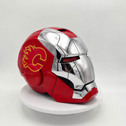 NHL Iron Man Helmet — Calgary Flames