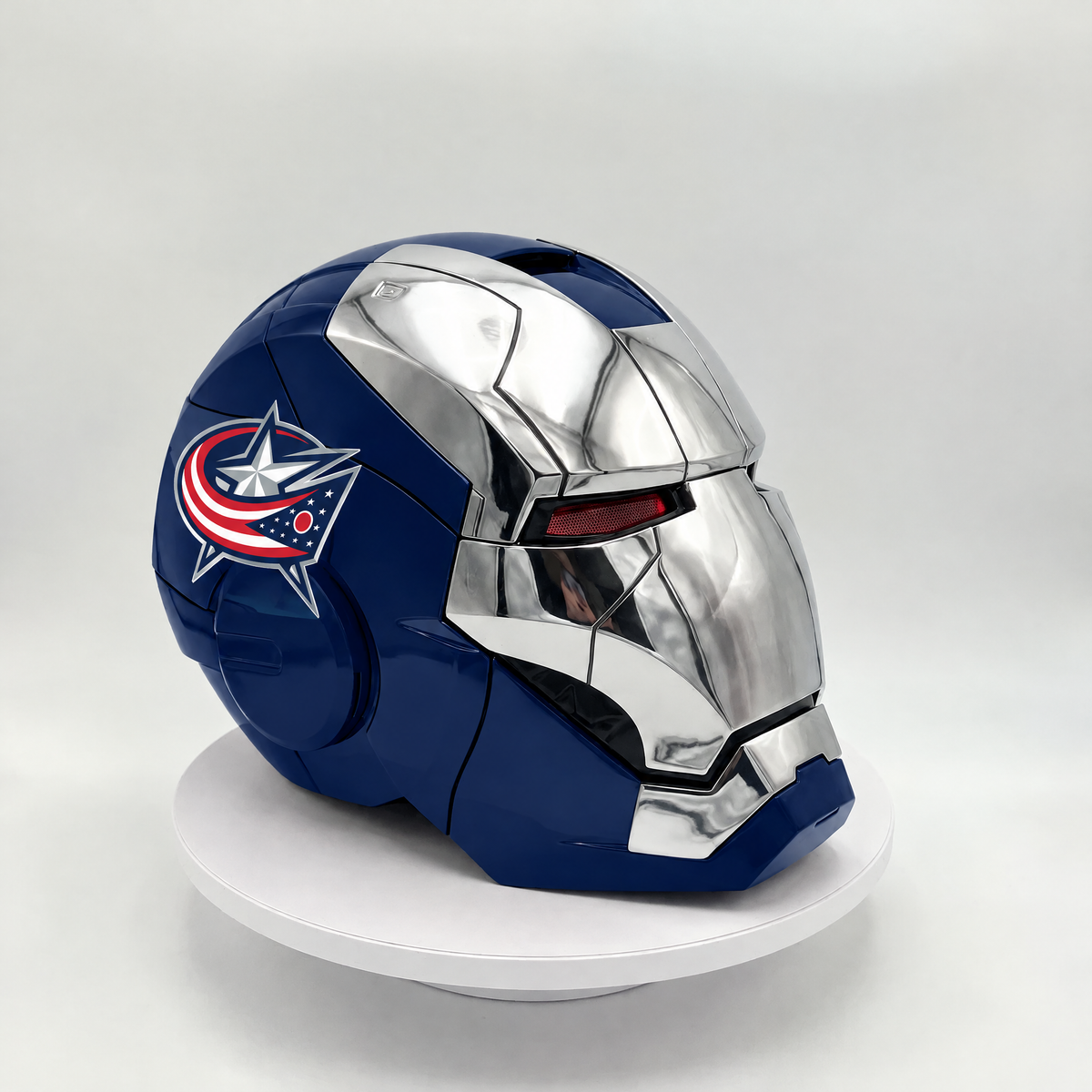 NHL Iron Man Helmet — Columbus Blue Jackets