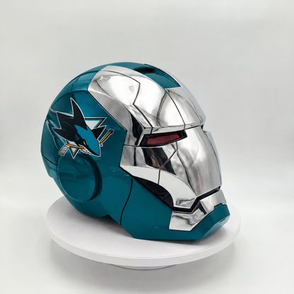 NHL Iron Man Helmet — San Jose Sharks