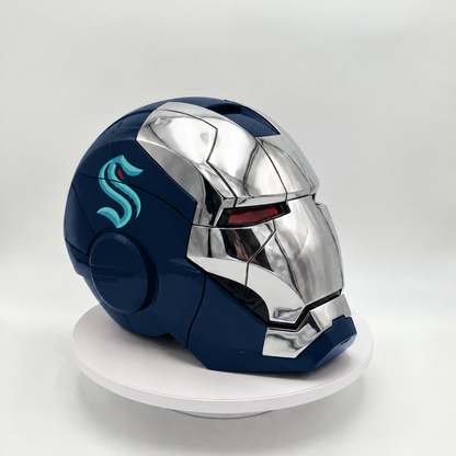 NHL Iron Man Helmet — Seattle Kraken