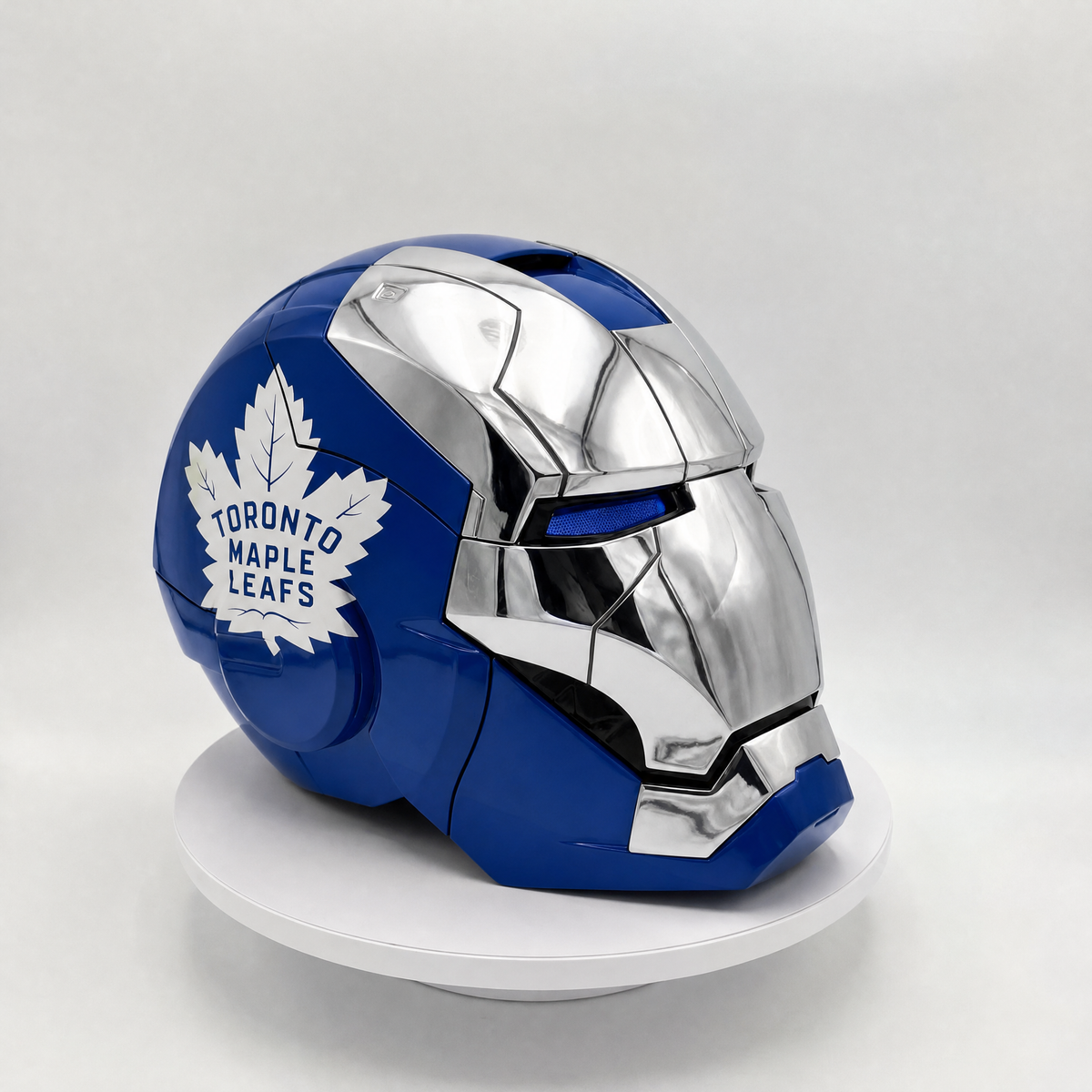 NHL Iron Man Helmet — Toronto Maple Leafs
